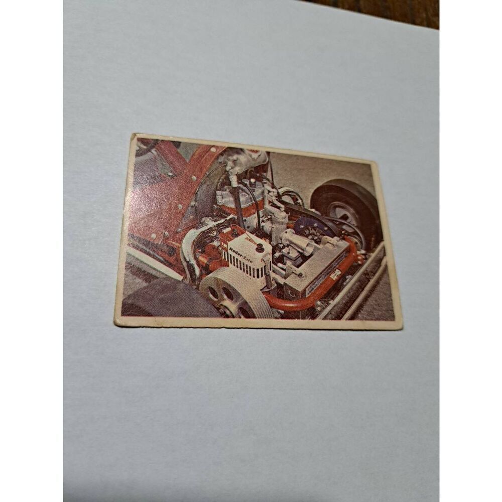 Vintage 1965 Hot Rod Magazin 64 Spec Sheet Going Cart Tom Spaulding Trading Card